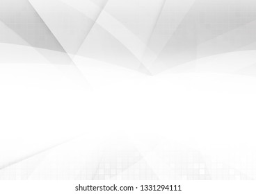 Abstract White and gray color technology modern background design vector Illustration.