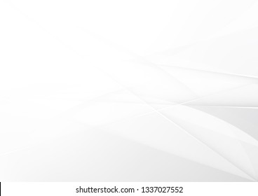 Abstract White and gray color technology modern background design vector Illustration.