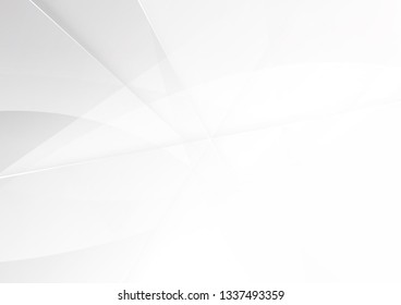 Abstract White and gray color technology modern background design vector Illustration.
