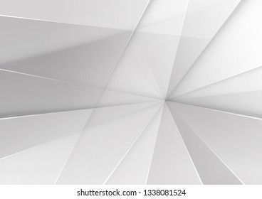 Abstract White and gray color technology modern background design vector Illustration.