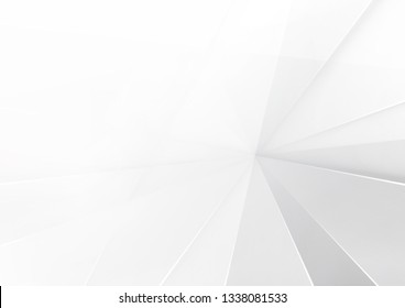 Abstract White and gray color technology modern background design vector Illustration.