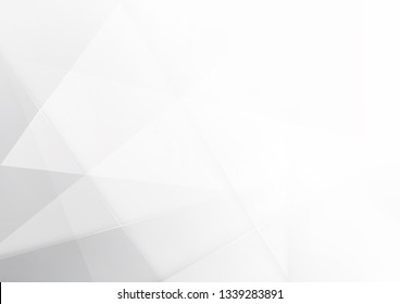 Abstract White and gray color technology modern background design vector Illustration.