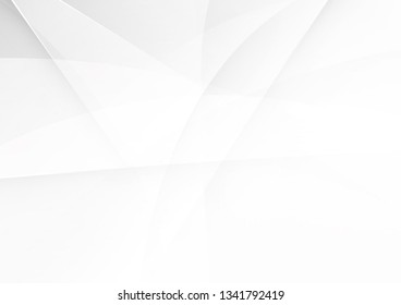 Abstract White and gray color technology modern background design vector Illustration.