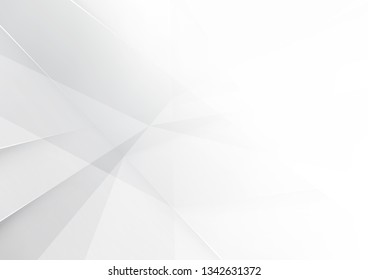 Abstract White and gray color technology modern background design vector Illustration.