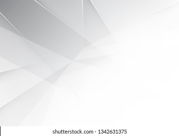 Abstract White and gray color technology modern background design vector Illustration.
