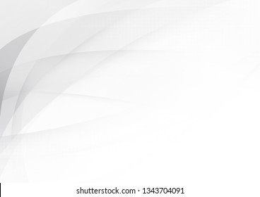 Abstract white and gray color technology modern background design vector Illustration.
