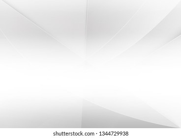 Abstract white and gray color technology modern background design vector Illustration.
