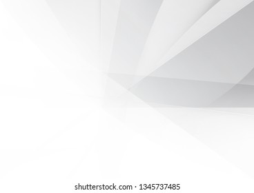 Abstract white and gray color technology modern background design vector Illustration.