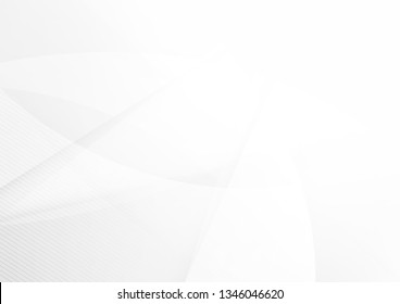 Abstract White and gray color technology modern background design vector Illustration.
