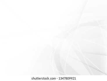 Abstract White and gray color technology modern background design vector Illustration.