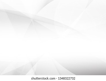 Abstract White and gray color technology modern background design vector Illustration.