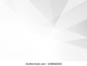 Abstract White and gray color technology modern background design vector Illustration.
