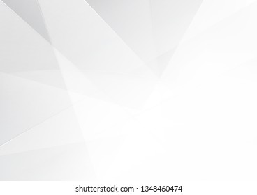 Abstract White and gray color technology modern background design vector Illustration.