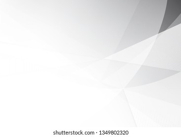 Abstract White and gray color technology modern background design vector Illustration.