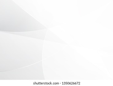 Abstract White and gray color technology modern background design vector Illustration.