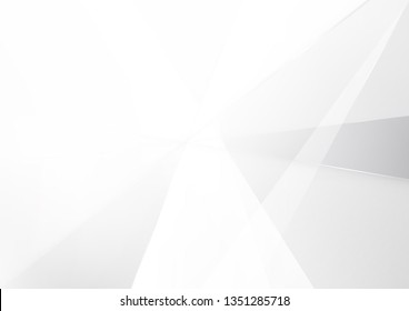 Abstract White and gray color technology modern background design vector Illustration.