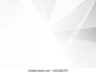 Abstract White and gray color technology modern background design vector Illustration.