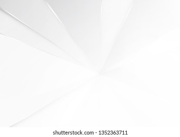 Abstract white and gray color technology modern background design vector Illustration.