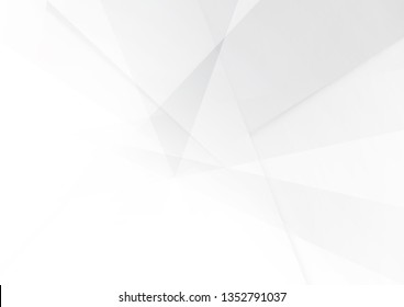 Abstract White and gray color technology modern background design vector Illustration.