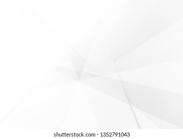 Abstract White and gray color technology modern background design vector Illustration.