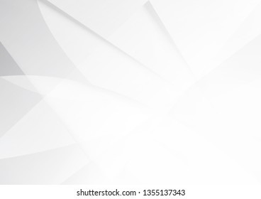 Abstract White and gray color technology modern background design vector Illustration.