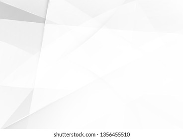 Abstract White and gray color technology modern background design vector Illustration.