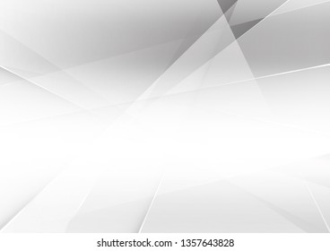 Abstract White and gray color technology modern background design vector Illustration.