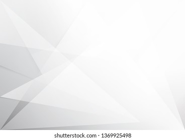 Abstract White and gray color technology modern background design vector Illustration.