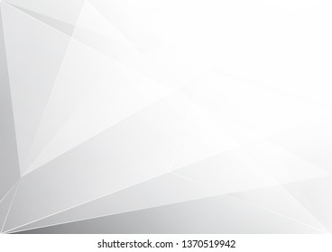 Abstract White and gray color technology modern background design vector Illustration.