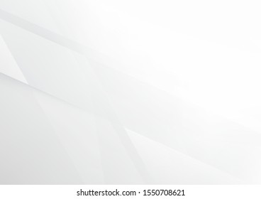 Abstract white and gray color technology modern background design vector Illustration.