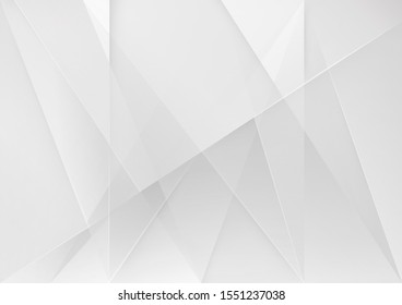 Abstract white and gray color technology modern background design vector Illustration.