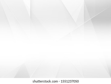 Abstract white and gray color technology modern background design vector Illustration.