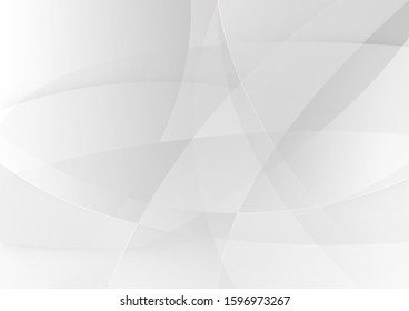 Abstract white and gray color technology modern background design vector Illustration.