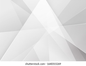 Abstract white and gray color technology modern background design vector Illustration.