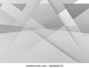 Abstract white and gray color technology modern background design vector Illustration.