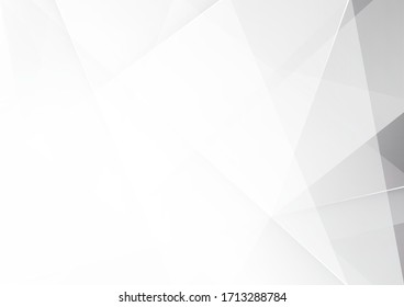 Abstract white and gray color technology modern background design. vector Illustration.