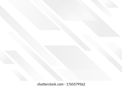 Abstrakte weiß-graue Farbtechnologie, modernes Hintergrunddesign, Vektorgrafik