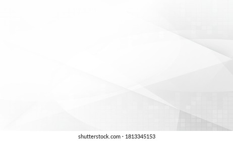 Abstract white and gray color technology modern background design. vector Illustration.