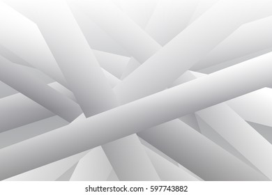 Abstract White and gray color technology modern futuristic background, vector illustration