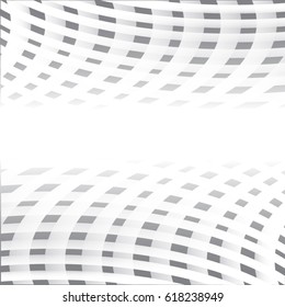 Abstract White and gray color technology modern futuristic background, vector illustration