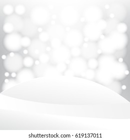 Abstract White and gray color technology modern futuristic background, vector illustration