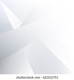 Abstract White and gray color technology modern futuristic background, vector illustration