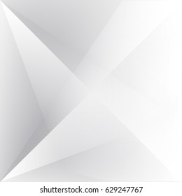 Abstract White and gray color technology modern futuristic background, vector illustration