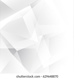 Abstract White and gray color technology modern futuristic background, vector illustration
