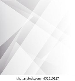 Abstract White and gray color technology modern futuristic background, vector illustration