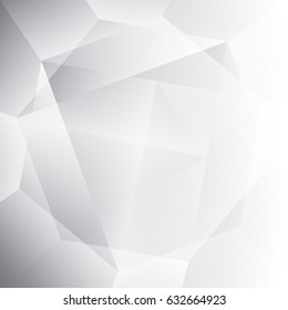 Abstract White and gray color technology modern futuristic background, vector illustration