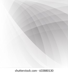 Abstract White and gray color technology modern futuristic background, vector illustration