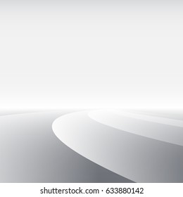 Abstract White and gray color technology modern futuristic background, vector illustration