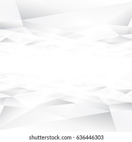 Abstract White and gray color technology modern futuristic background, vector illustration