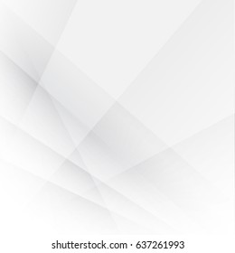 Abstract White and gray color technology modern futuristic background, vector illustration